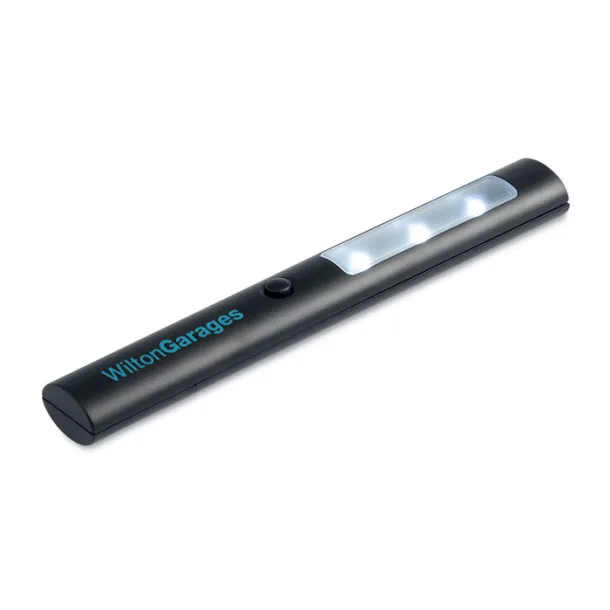 ANDRE 3 LED torch with magnet Black