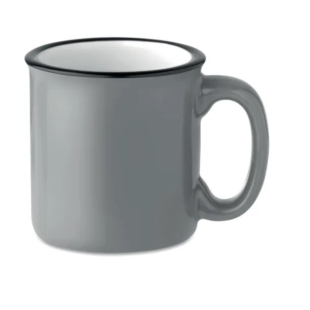 TWEENIES keramička retro šalica, 240 ml Siva