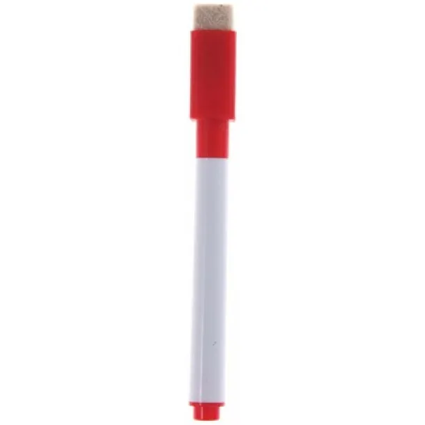  Magnetic writing board, marker with felt tip, eraser red