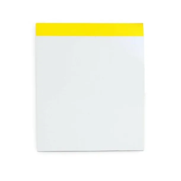  Magnetic writing board, marker with felt tip, eraser yellow