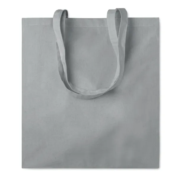 PORTOBELLO Cotton shopping bag w/ gusset Grey