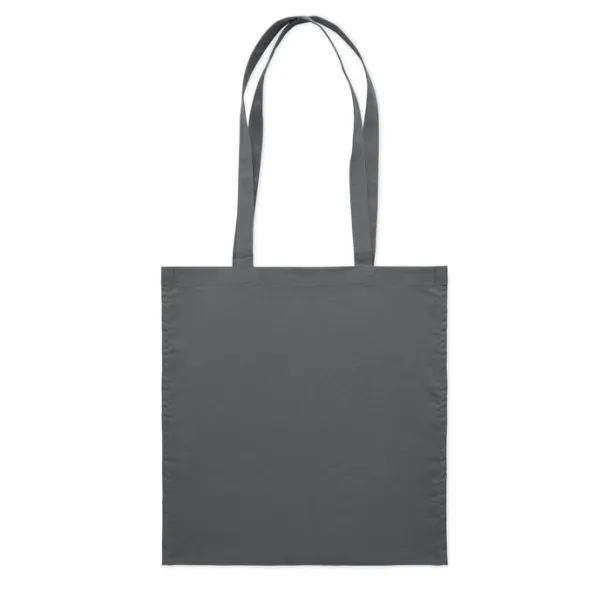 PORTOBELLO Cotton shopping bag w/ gusset stone grey