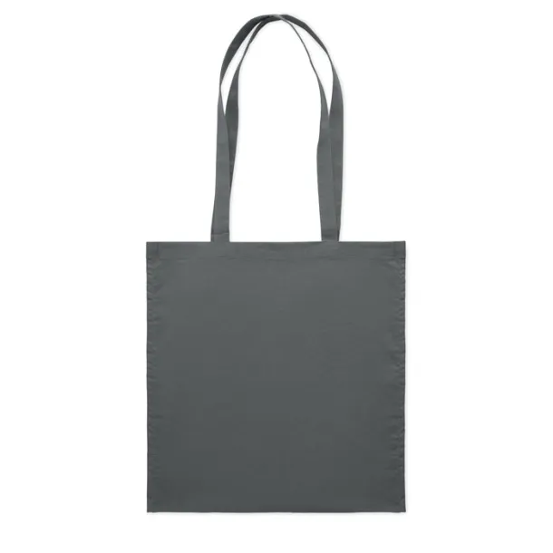 PORTOBELLO Cotton shopping bag w/ gusset stone grey