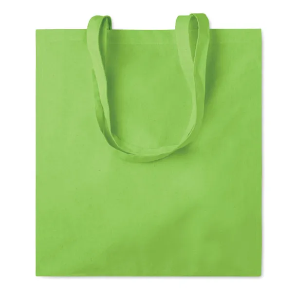 PORTOBELLO Cotton shopping bag w/ gusset Lime