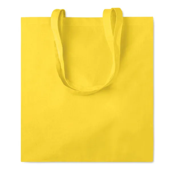 PORTOBELLO Cotton shopping bag w/ gusset Yellow