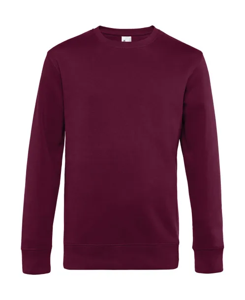  Pulover s okruglim izrezom, 280 g/m² - B&C Dark Cherry