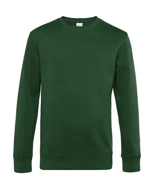  Pulover s okruglim izrezom, 280 g/m² - B&C Zelena