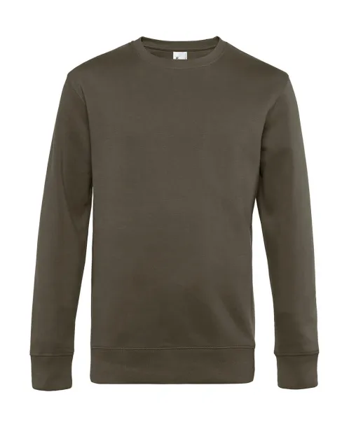  Pulover s okruglim izrezom, 280 g/m² - B&C Khaki
