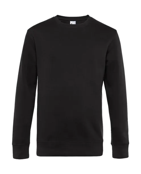  Pulover s okruglim izrezom, 280 g/m² - B&C Black Pure