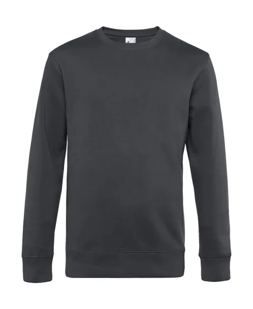  Pulover s okruglim izrezom, 280 g/m² - B&C Asphalt