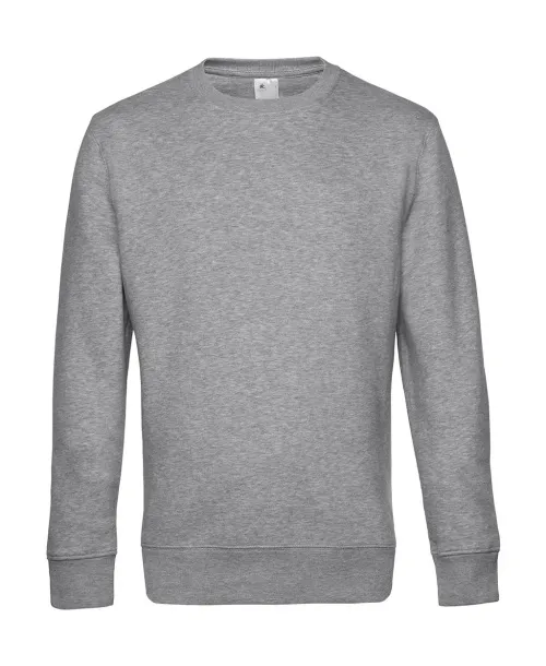  Pulover s okruglim izrezom, 280 g/m² - B&C Heather Grey