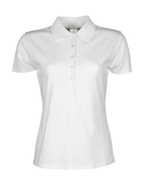  Ženska polo majica s elastinom, 215 g/m² - Tee Jays Bijela