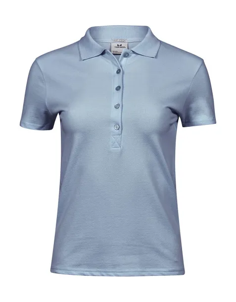  Ladies Luxury Stretch Polo - Tee Jays Svijelo plava