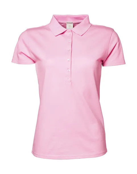  Ladies Luxury Stretch Polo - Tee Jays Light Pink