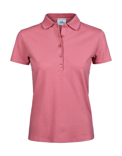  Ladies Luxury Stretch Polo - Tee Jays Rose