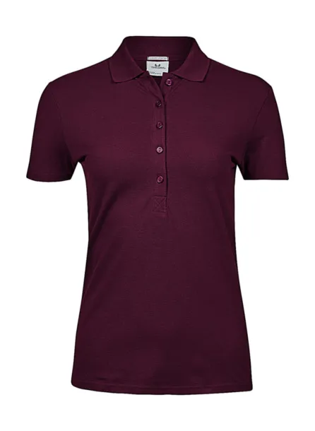  Ladies Luxury Stretch Polo - Tee Jays Wine