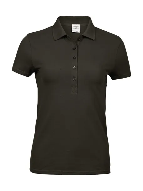  Ladies Luxury Stretch Polo - Tee Jays Dark Olive