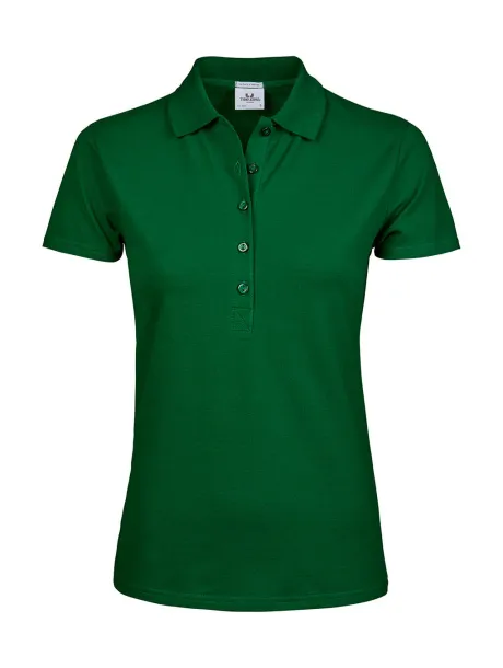  Ladies Luxury Stretch Polo - Tee Jays Forest Green