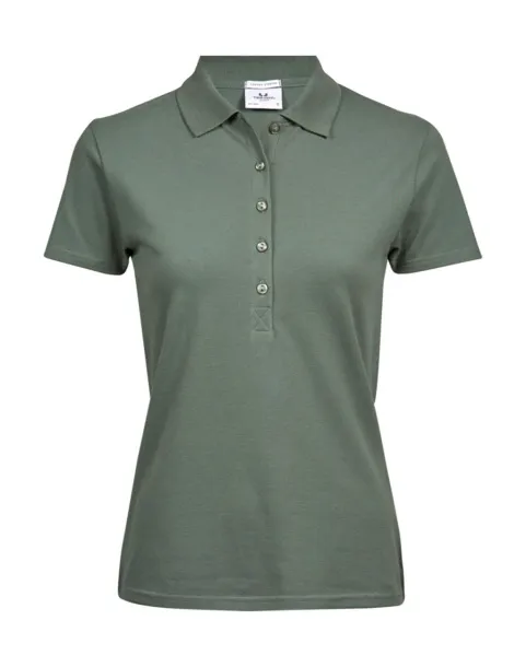  Ženska polo majica s elastinom, 215 g/m² - Tee Jays Leaf Green