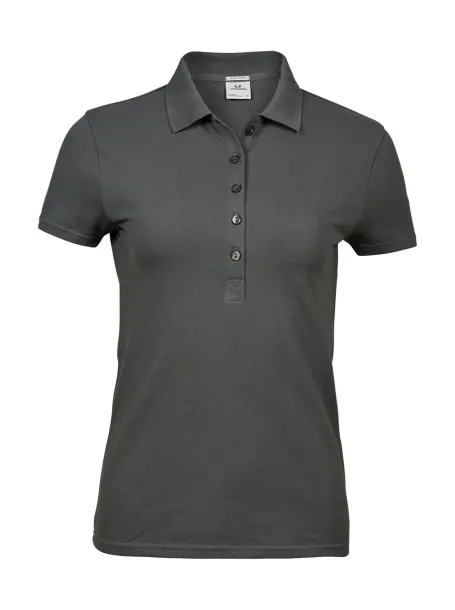  Ladies Luxury Stretch Polo - Tee Jays Powder Grey