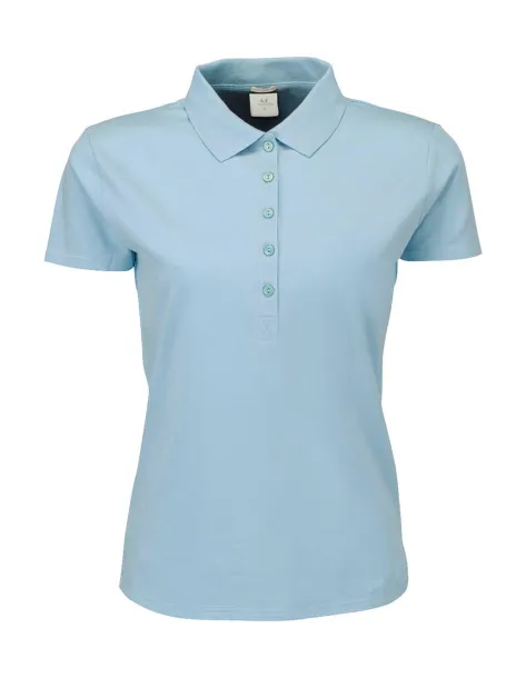  Ladies Luxury Stretch Polo - Tee Jays Sky blue