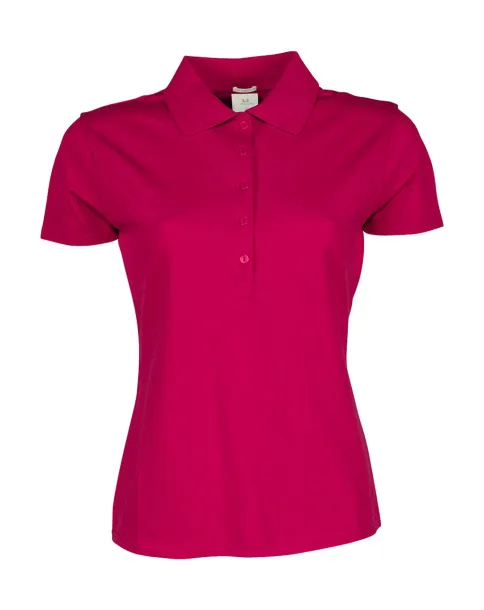  Ladies Luxury Stretch Polo - Tee Jays Hot Pink