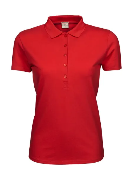  Ladies Luxury Stretch Polo - Tee Jays Coral