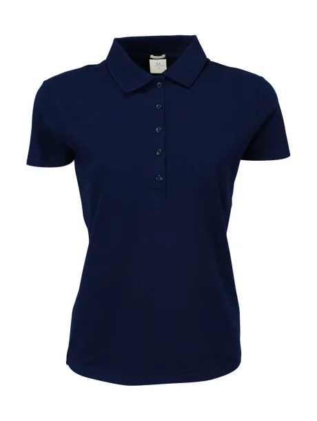  Ladies Luxury Stretch Polo - Tee Jays Navy