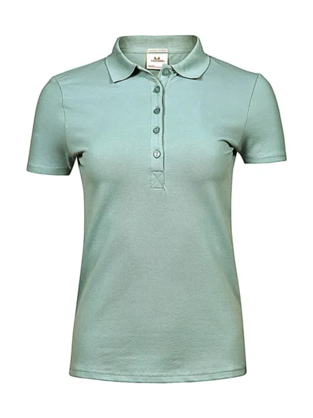 Ženska polo majica s elastinom, 215 g/m² - Tee Jays Dusty Green