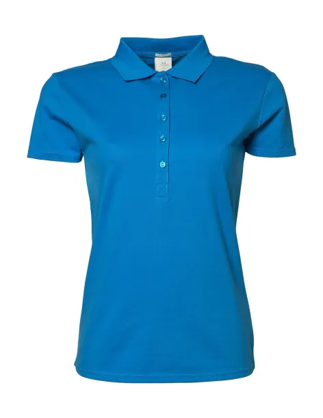  Ladies Luxury Stretch Polo - Tee Jays Azure