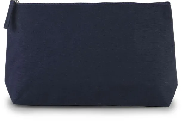  COTTON CANVAS TOILETRY BAG - Kimood Midnight Blue