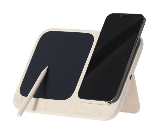 Artic writing tablet and wireless charger Natural