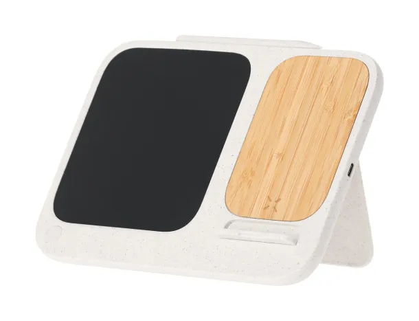 Artic writing tablet and wireless charger Natural