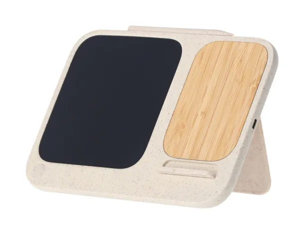 Artic writing tablet and wireless charger Natural