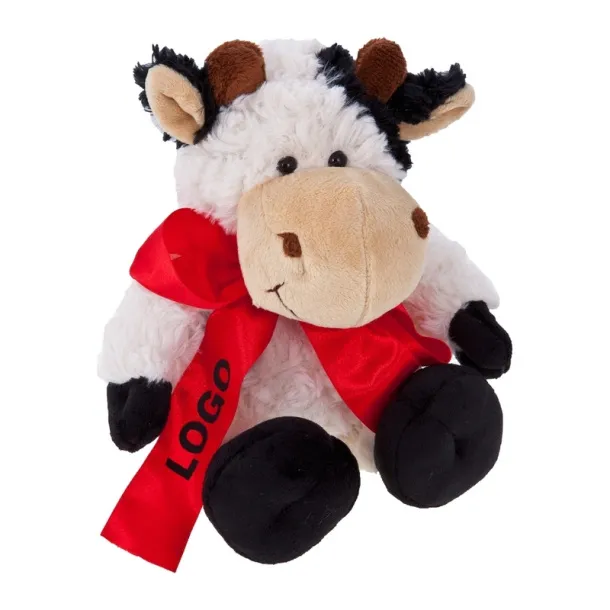 Jessie Plush cow black white