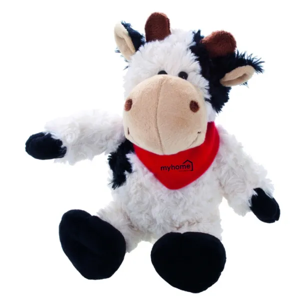 Jessie Plush cow black white