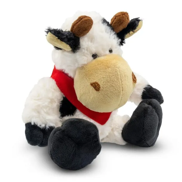 Jessie Plush cow black white