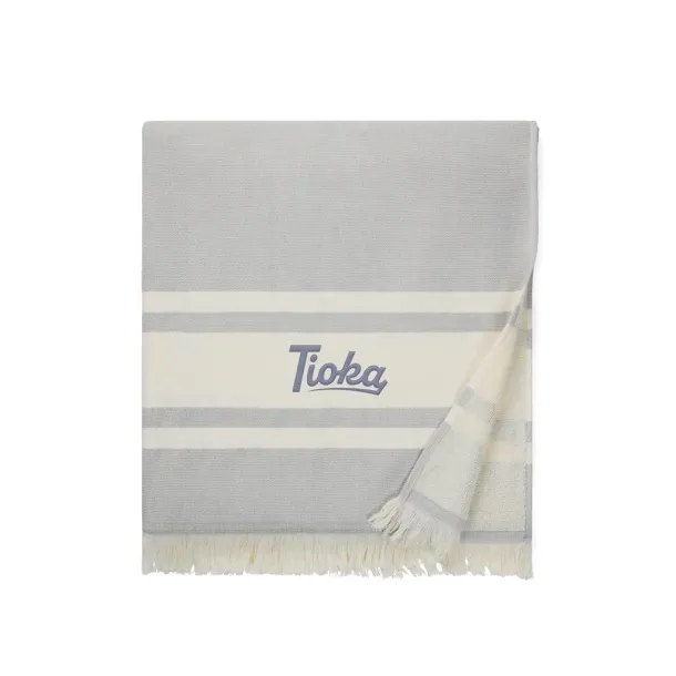  VINGA Tolo ručnik od hammam frotira, 360 g/m2 - Vinga grey, off white 11-0606 TPG