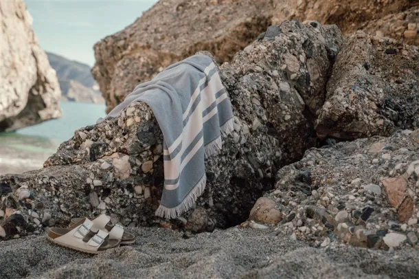  VINGA Tolo hamam terry towel - Vinga navy 11-0606 TCX