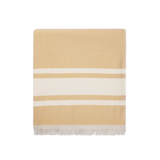  VINGA Tolo ručnik od hammam frotira, 360 g/m2 - Vinga yellow, off white 11-0606 TPG