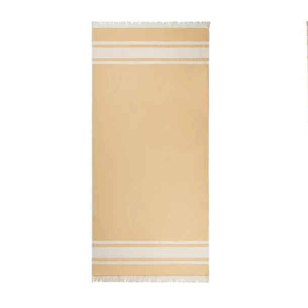  VINGA Tolo hamam terry towel - Vinga yellow, off white 11-0606 TPG