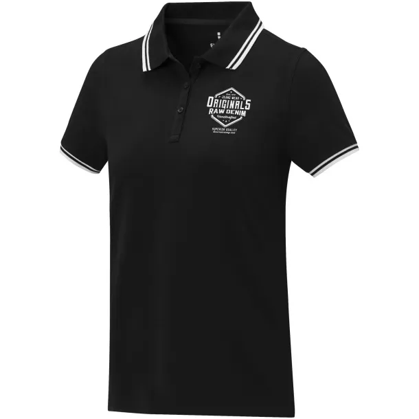 Amarago ženska polo majica kratkih rukava - Elevate Life Solid black