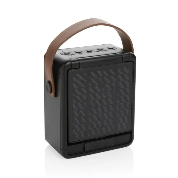  Skywave RCS recycled plastic solar speaker 12W - XD Xclusive Black 