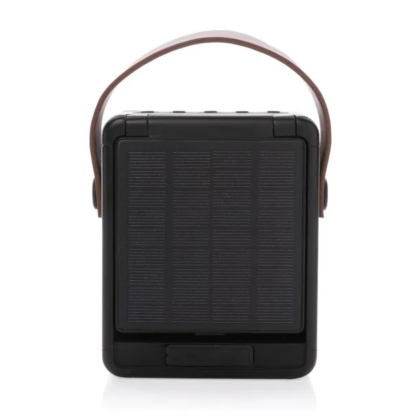  Skywave RCS recycled plastic solar speaker 12W - XD Xclusive Black 