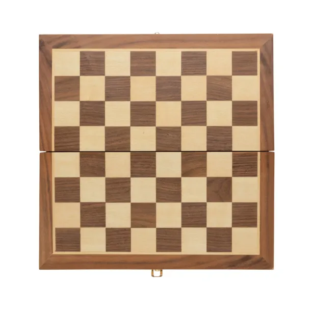  FSC® Luxury wooden foldable chess set - XD Collection Brown 