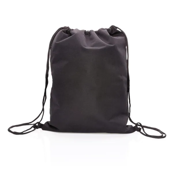  AWARE™ RPET Reflective drawstring backpack - XD Collection Black 