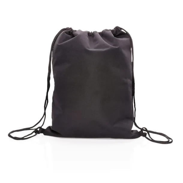  AWARE™ RPET Reflective drawstring backpack - XD Collection Black 