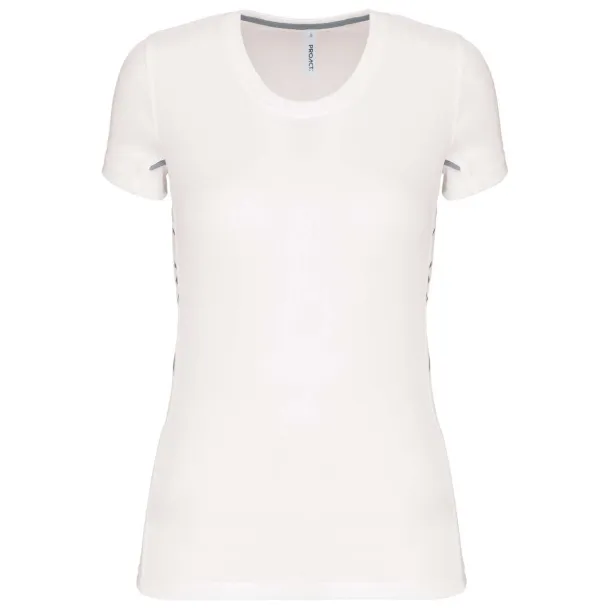  LADIES' SHORT SLEEVE SPORTS T-SHIRT - Proact White Light Grey