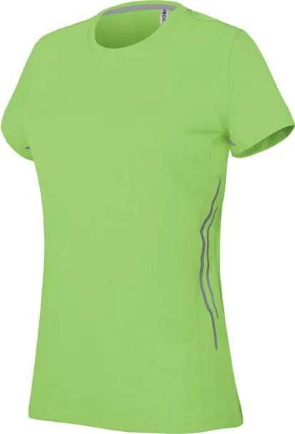  LADIES' SHORT SLEEVE SPORTS T-SHIRT - Proact Lime Light Grey