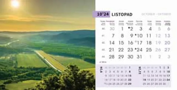  "PRIRODA" 13 list., dim: 20,5x14,5 cm, stolni kalendar, koverta, P/100 Color